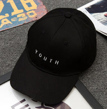 Load image into Gallery viewer, Unisexe Lettre Imprimé Solide Caps Hommes Femmes Anneau Hip Hop Casquette de baseball Coton Snapback Chapeau