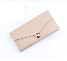 Load image into Gallery viewer, Women 's Long Section of Solid Color Fashion Wallet Female Hand Bags