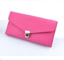 Load image into Gallery viewer, Women 's Long Section of Solid Color Fashion Wallet Female Hand Bags