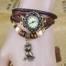 Load image into Gallery viewer, Owl Vintage Wrap Watch